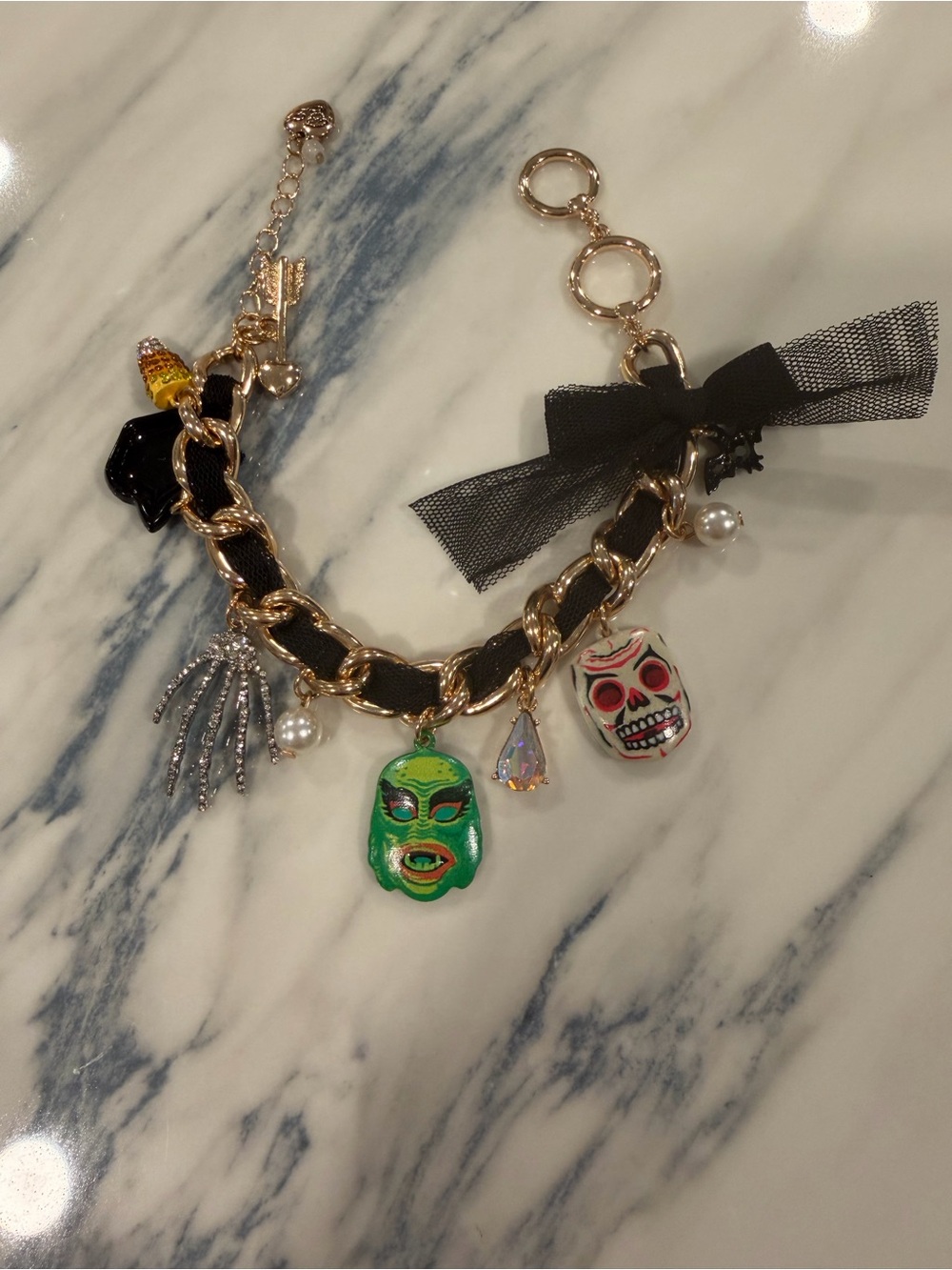 Betsey Johnson Halloween Charm Bracelet